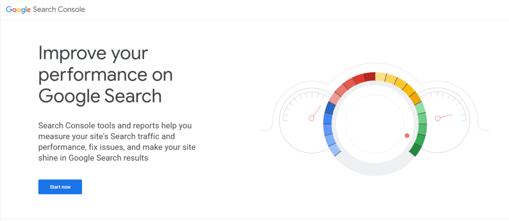 screenshot of Google Search Console